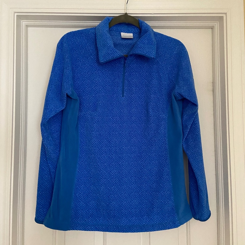 Blue Columbia Fleece Quarter Zip